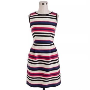 J Crew Nautical Pleated Dress. Size 6